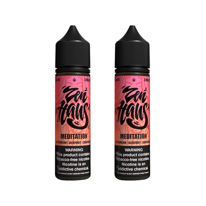 Meditation by ZEN HAUS E-Liquid 2X 60ml Bottle