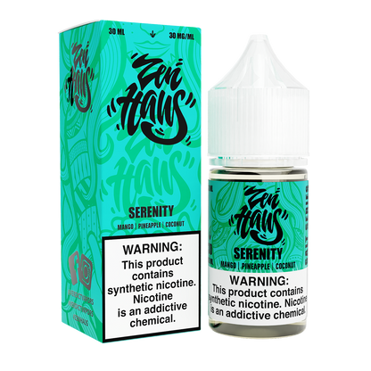 Serenity by ZEN HAUS SALTS E-Liquid 15ml with Packaging