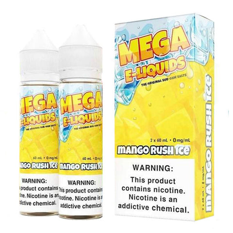 Mango Rush Ice by MEGA eJuice 2X 60ml with Packaging