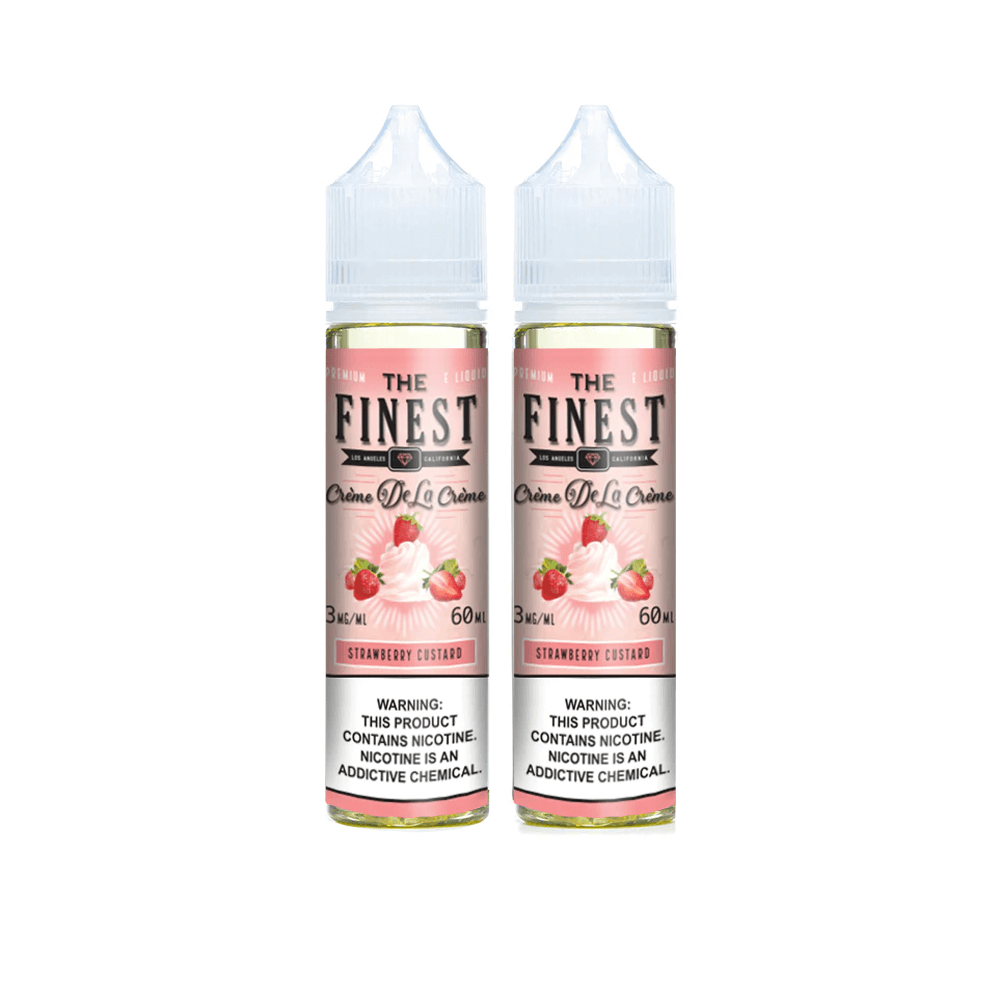 Strawberry Custard by Finest Creme De La Creme 120ML bottles