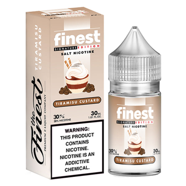 Tiramisu Custard by Finest SaltNic Series 30ML with packaging