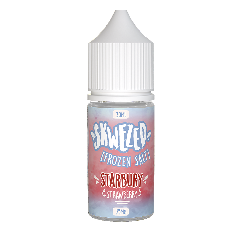 Frozen Starbury (Strawberry Ice) by Skwezed Salt Series E-Liquid 30mL (Salt Nic)