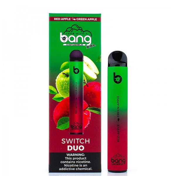 Bang XXL Switch Duo | 2500 Puffs | 7mL Green Apple with Packaging