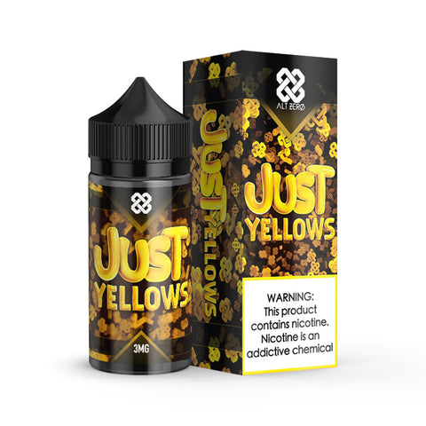 Just Yellows by Alt Zero E-Liquid 100mL with Packaging