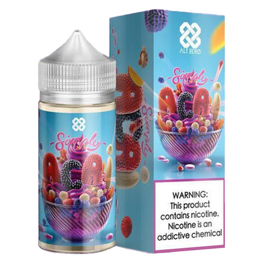 Simply Acai by Alt Zero E-Liquid 100mL with packaging