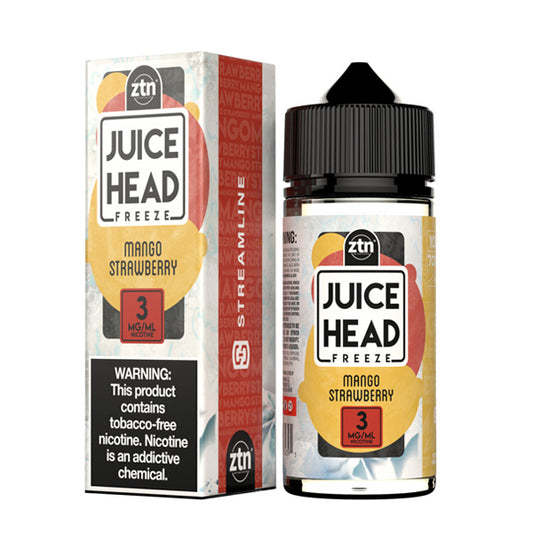 Mango Strawberry Freeze by Juice Head Series E-Liquid 100mL (Freebase) with packaging