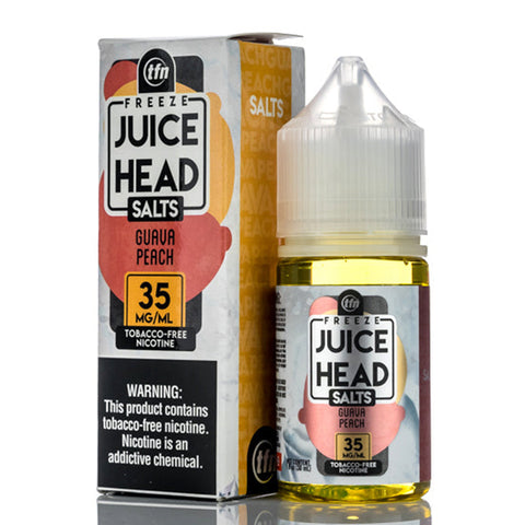 Guava Peach Freeze Juice Head Salts TFN 30ML with packaging