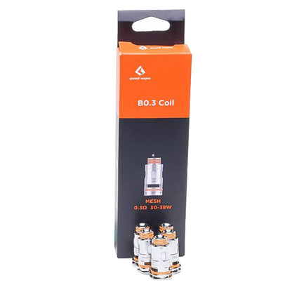 GeekVape Aegis Boost Coils (5-Pack) 0.3ohm with packaging