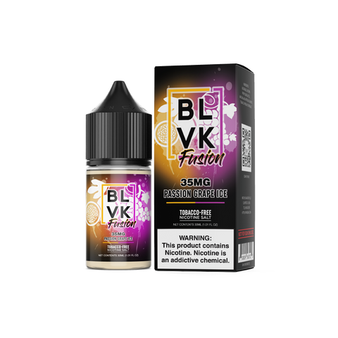 Passion Grape Ice by BLVK Fusion TFN Salt 30mL with Packaging