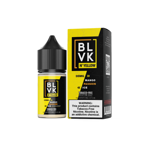 Mango Passion Ice by BLVK N' Yellow TFN Salt 30mL with Packaging