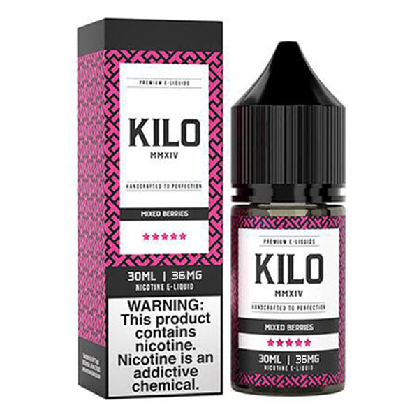 KILO SALT SERIES | Mixed Berries 30ML eLiquid with packaging