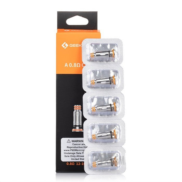 Geekvape A Series Coils | 5-Pack A0.8ohm with Packaging