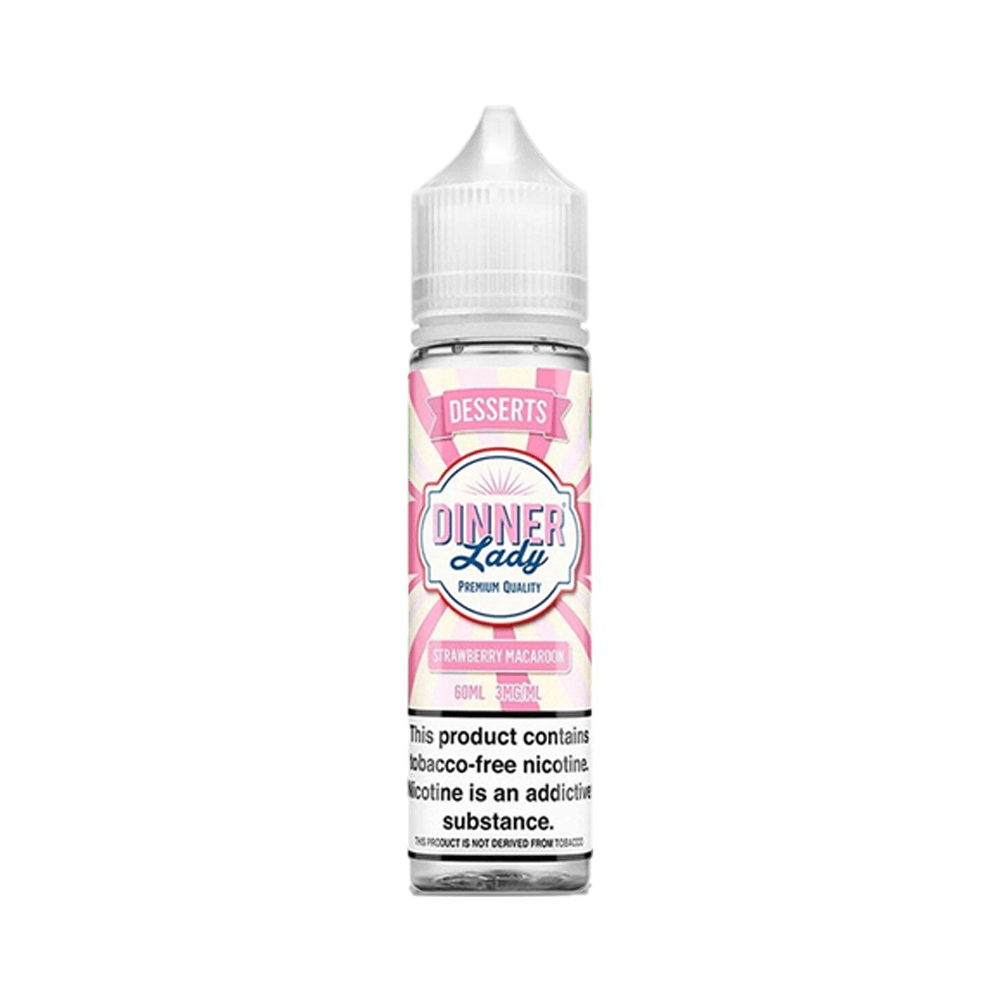 Strawberry Macaroon by Dinner Lady TFN Series 60mL bottle