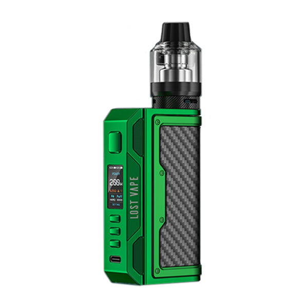 Lost Vape Thelema Quest 200W Kit Green Carbon Fiber 