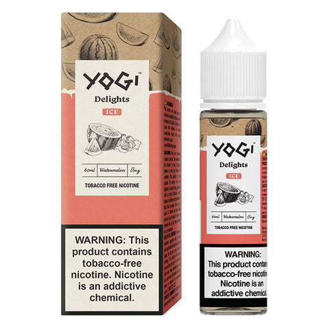 Watermelon Ice by Yogi Delights Tobacco-Free Nicotine 60ml with Packaging