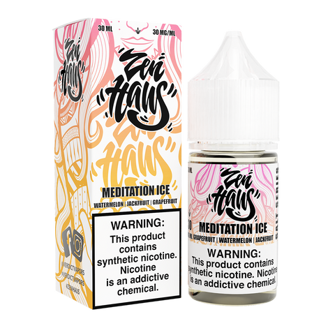 Meditation ICE by ZEN HAUS SALTS E-Liquid 30ml with Packaging