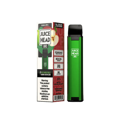 Juice Head Bars Disposable | 3000 Puffs | 8mL double apple with packaging