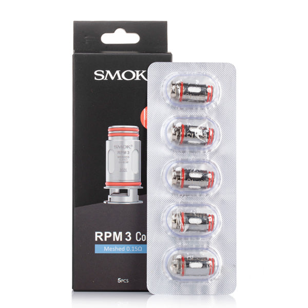 SMOK RPM 3 Coils (5-Pack) 0.15ohm with Packaging