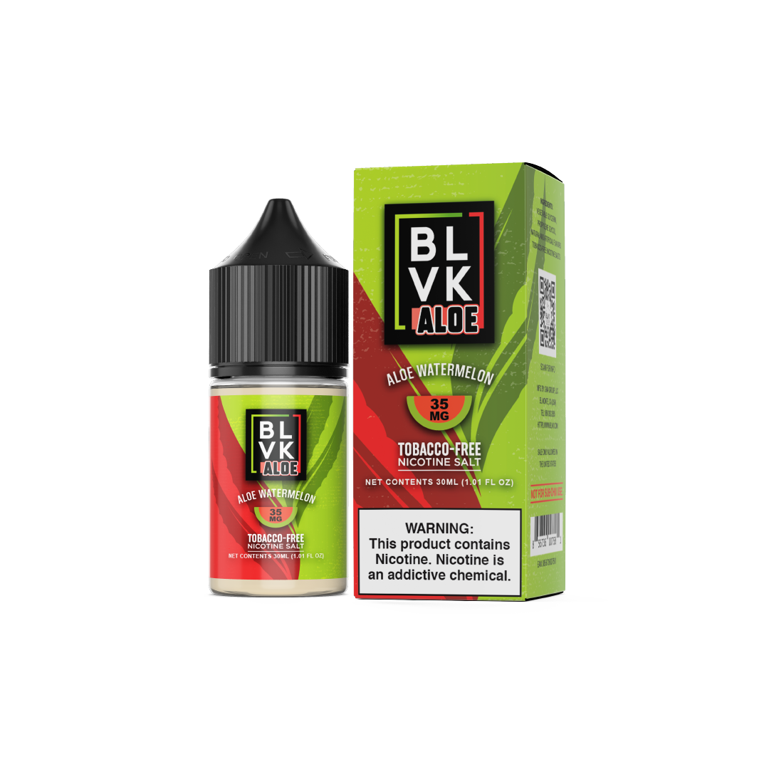 Aloe Watermelon by BLVK ALOE TF-Nic Salt Series 30mL with packaging