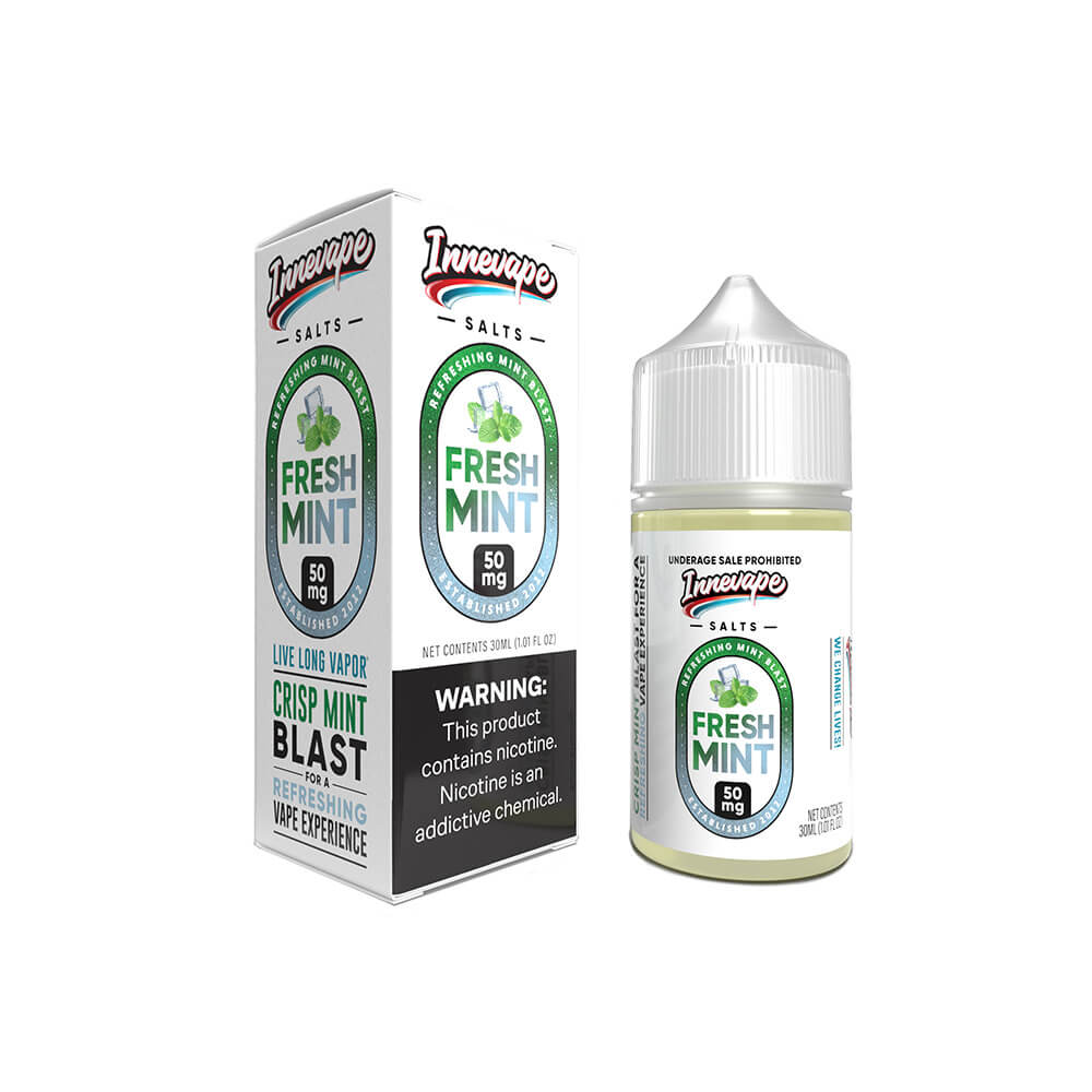 Fresshh Mint Mint by Innevape Salt Series E-Liquid 30mL (Salt Nic) with packaging