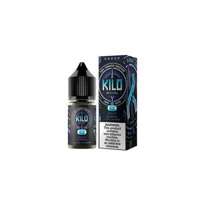 Mixed Berries Ice by Kilo Revival Tobacco-Free Nicotine Salt Series | 30mL with packaging