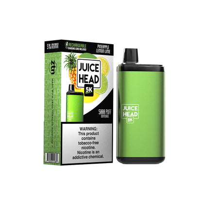 Juice Head 5K Disposable | 14mL | 50mg Pineapple Lemon Lime with Packaging