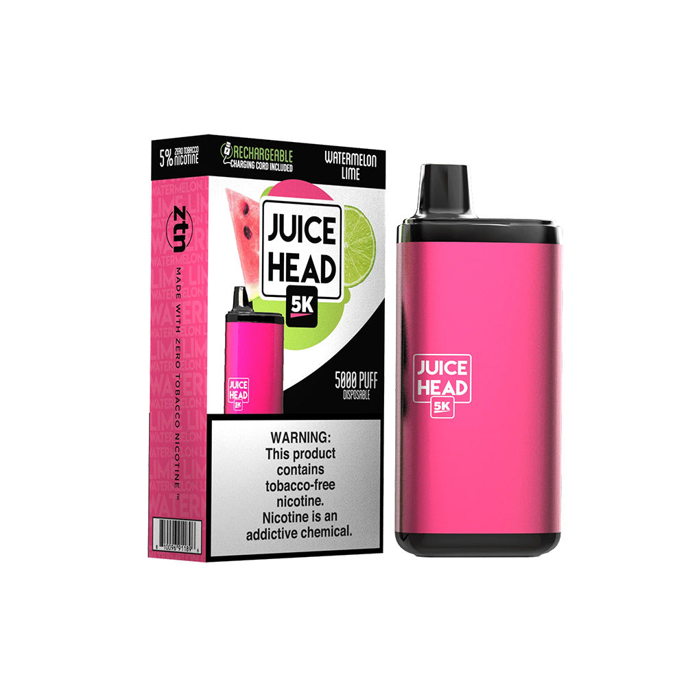 Juice Head 5K Disposable | 14mL | 50mg Watermelon Lime with Packaging