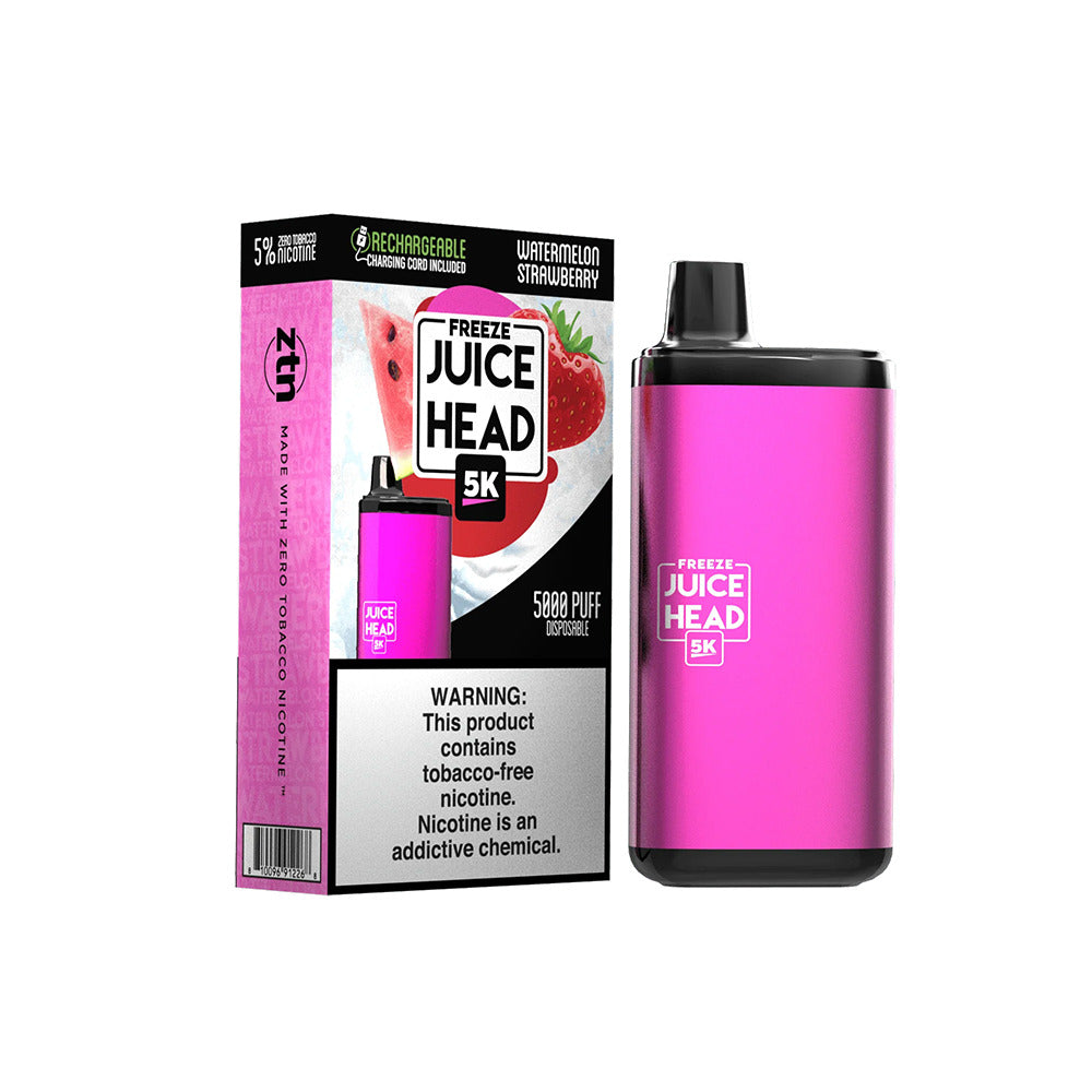 Juice Head 5K Disposable | 14mL | 50mg Watermelon Strawberry with Packaging