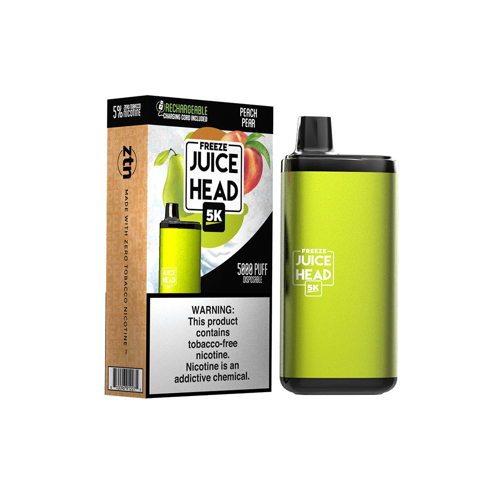 Juice Head 5K Disposable | 14mL | 50mg Peach Pear with Packaging