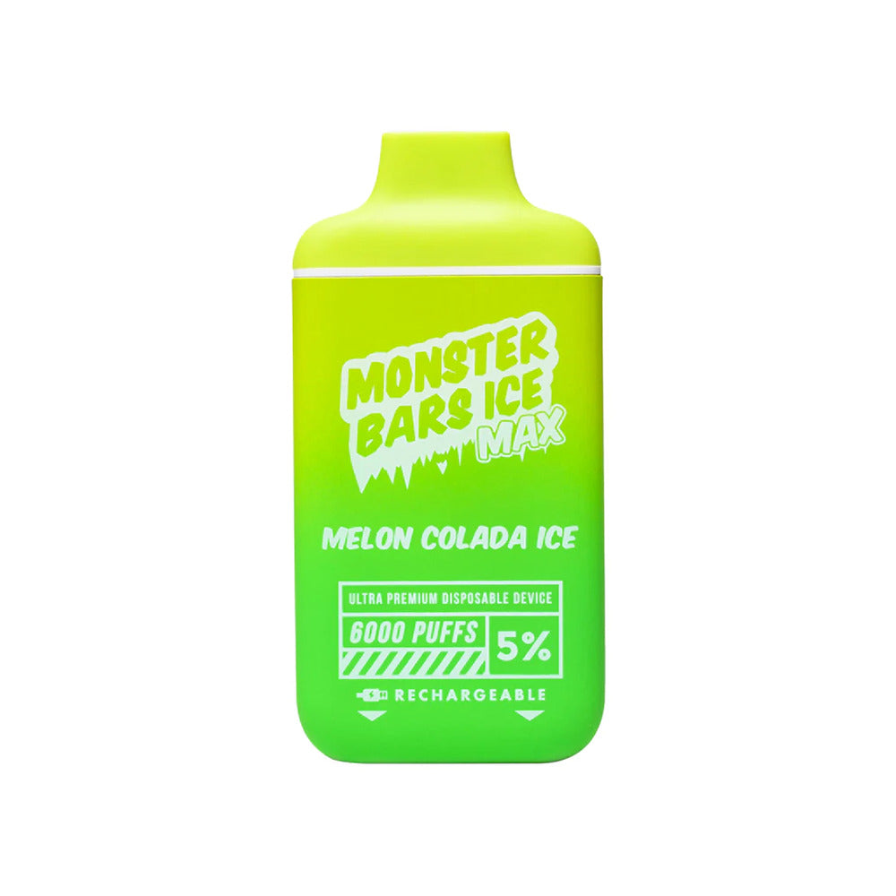 Monster Bars Max Disposable | 6000 Puffs | 12mL melon colada ice