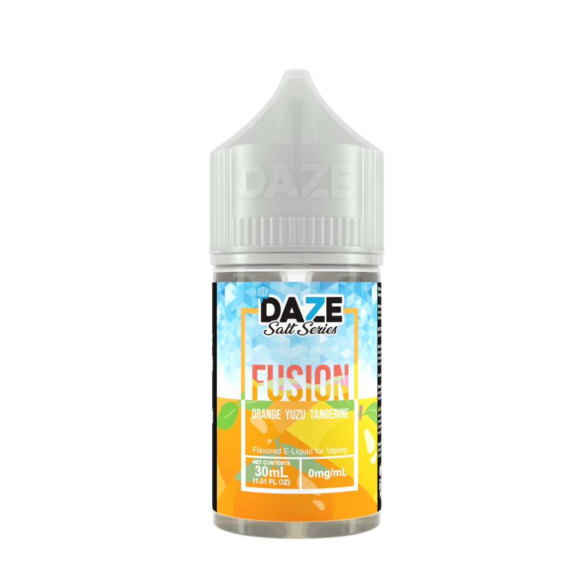 Orange Yuzu Tangerine Iced by 7Daze Fusion Salt 30mL bottle