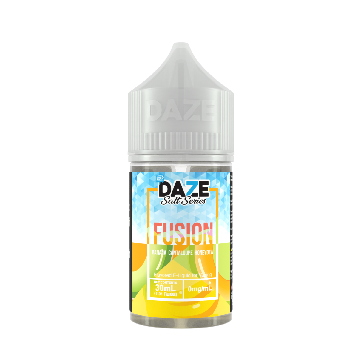 Banana Cantaloupe Honeydew Iced by 7Daze Fusion Salt 30mL bottle