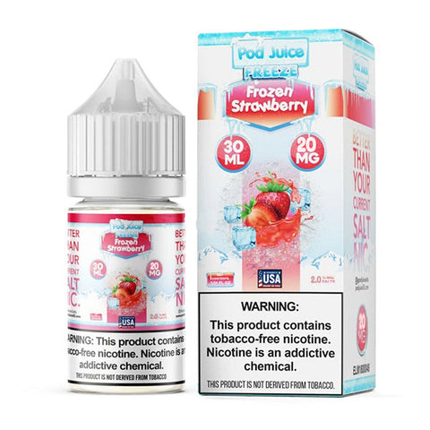 Frozen Strawberry by Pod Juice Salts Series 30mL with Packaging