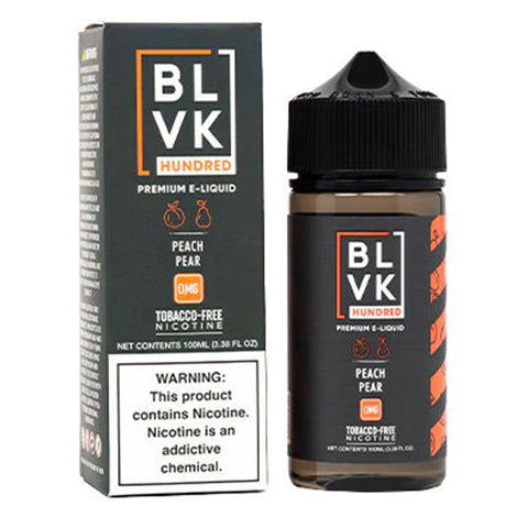 Peach Pear by BLVK TFN Series 100mL with packaging