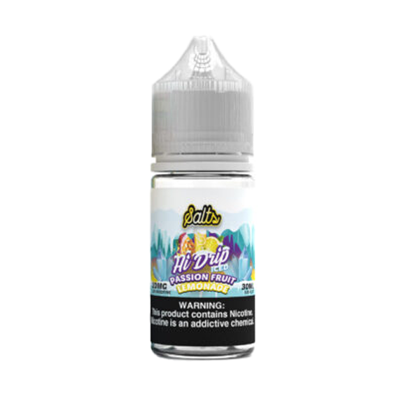 Passionfruit Fruit Lemonade ICED by Hi Drip Salts 30mL bottle