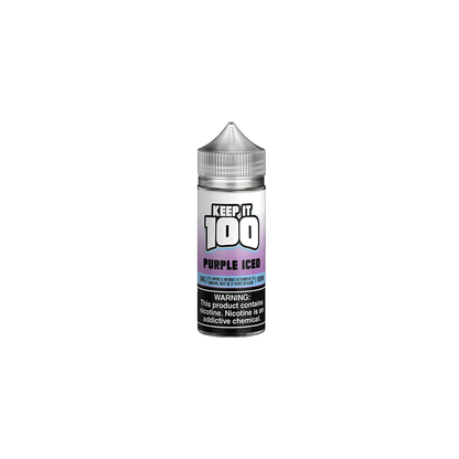 Purple Iced by Keep It 100 TFN Series 100mL bottle