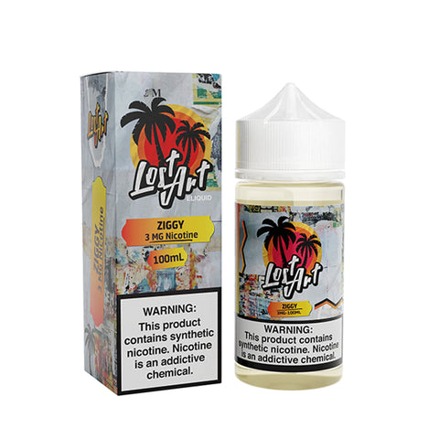 Ziggy by Lost Art E-Liquid 100ml with packaging