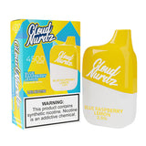 Cloud Nurdz Disposable | 4500 Puffs | 12ml blue raspberry lemon with packaging