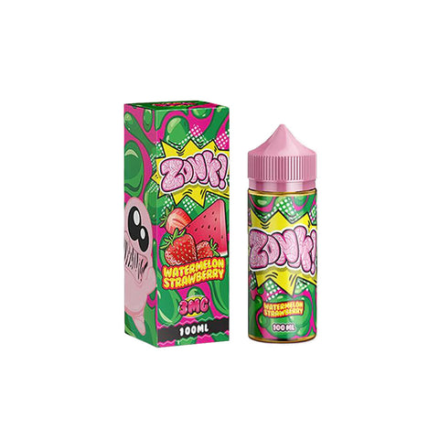 ZoNk! Watermelon Strawberry by Juice Man 100ml with packaging