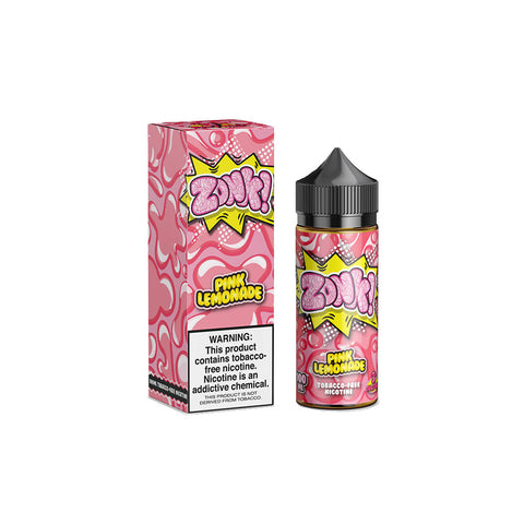 ZoNk! Pink Lemonade by Juice Man 100ml with packaging