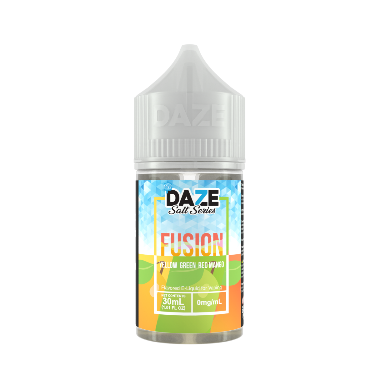 Yellow Green Red Mango Iced by 7Daze Fusion Salt 30mL Bottle