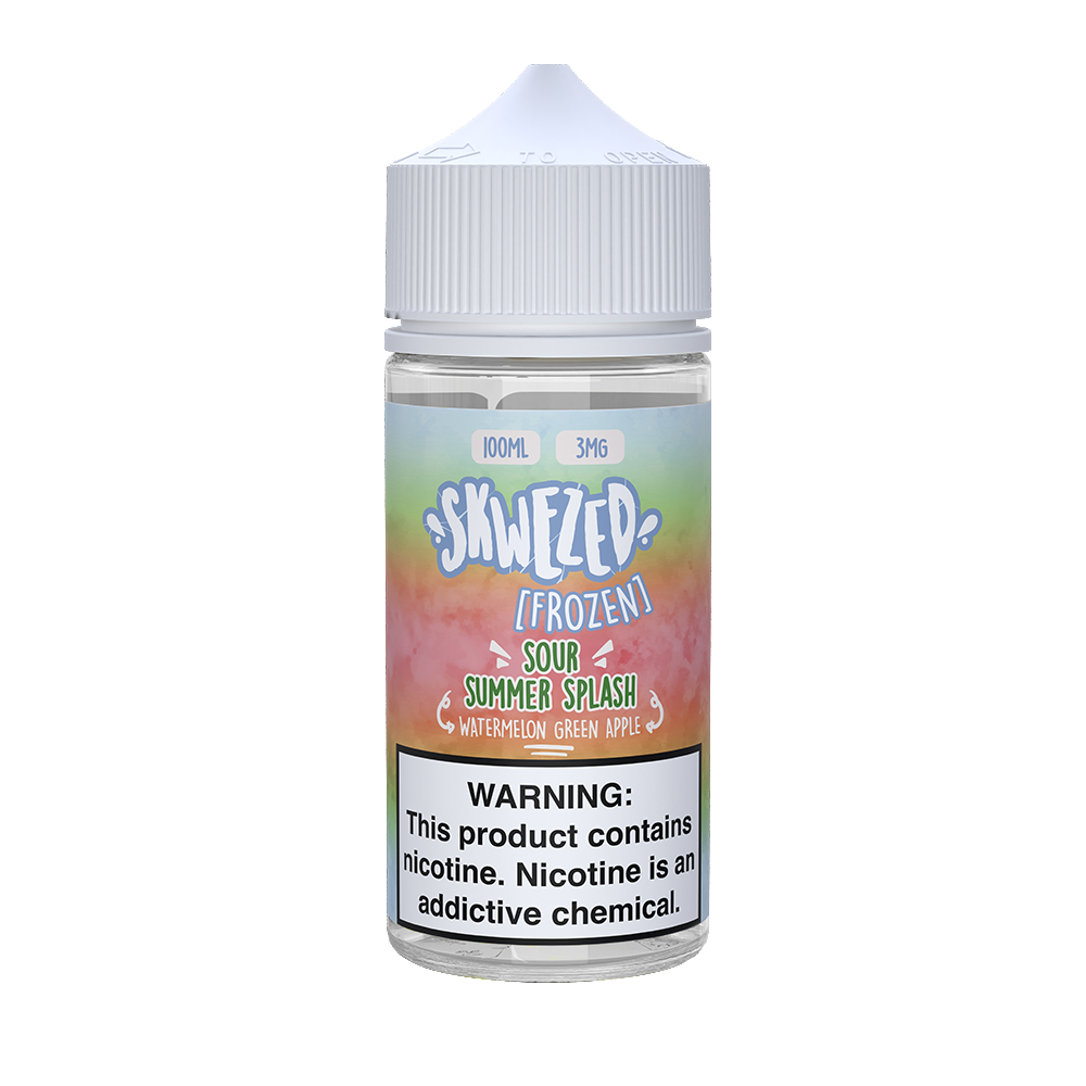 Frozen Sour Summer Splash (Watermelon Green Apple Ice) by Skwezed 100ml bottle