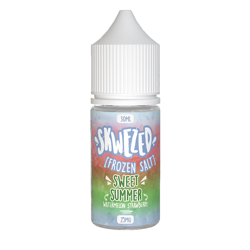 Frozen Sweet Summer (Watermelon Strawberry Ice) by Skwezed Salt Series E-Liquid 30mL (Salt Nic)