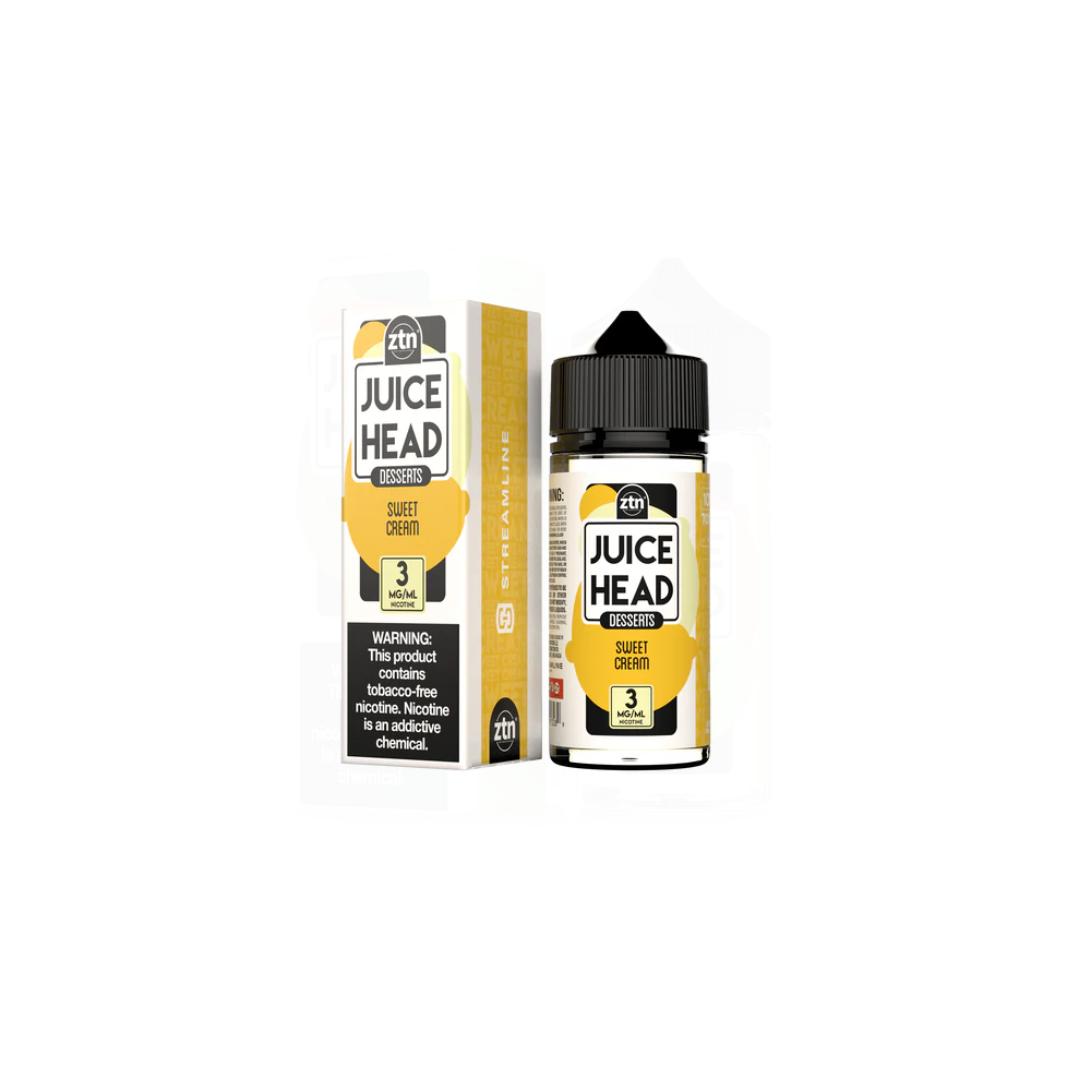 Sweet Cream by Juice Head Series E-Liquid 100mL (Freebase) with packaging