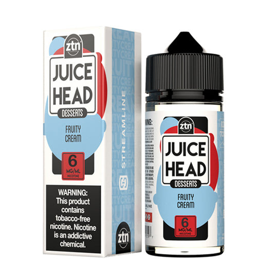 Fruity Cream by Juice Head Series E-Liquid 100mL (Freebase) with packaging