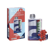 Elf Bar TE6000 Disposable | 6000 Puffs | 13mL | 40mg-50mg Cranberry Grape with Packaging