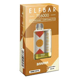 Elf Bar TE6000 Disposable | 6000 Puffs | 13mL | 40mg-50mg Banana with Packaging
