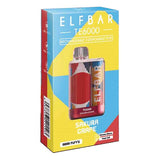Elf Bar TE6000 Disposable | 6000 Puffs | 13mL | 40mg-50mg Sakura Grape with Packaging