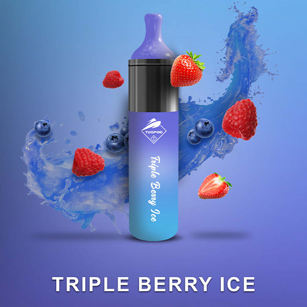 Tugpod EVO Disposable | 4500 Puffs | 10mL Triple Berry Ice