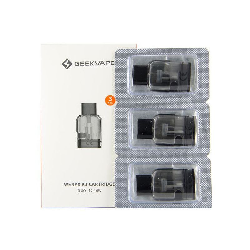 Geekvape Wenax K1 Replacement Pods | 3-Pack 0.8 ohm